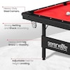 Serenelife 76'' Portable and Foldable Pool Table with Accessory Kit SLPO730